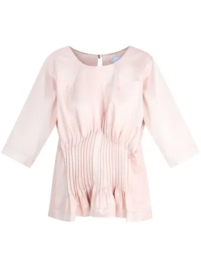 Isolda Labirinto De Rios Blouse In Bege