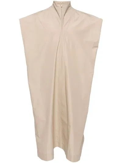 Issey Miyake Blank Long Shirt In Neutrals