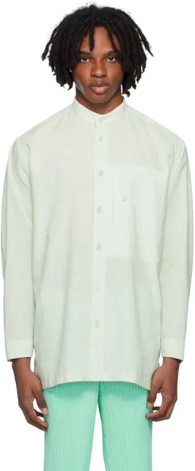 Issey Miyake Green Pocket Shirt