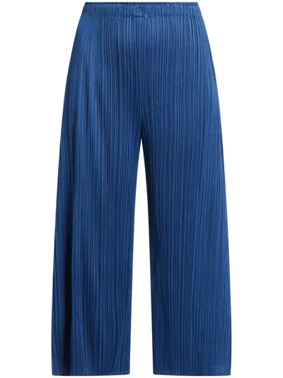 Issey Miyake June Trousers In Blue