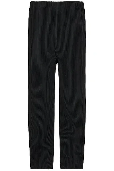 Issey Miyake Pleated Pants In Black