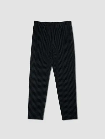 Issey Miyake Pleated Trousers In Black