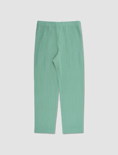 Issey Miyake Pleated Trousers In Green