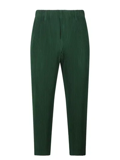 Issey Miyake Tailored Pleats 1 Trousers In Green