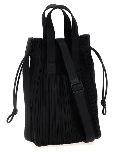 Issey Miyake Pleats Tote Tote Bag In Black