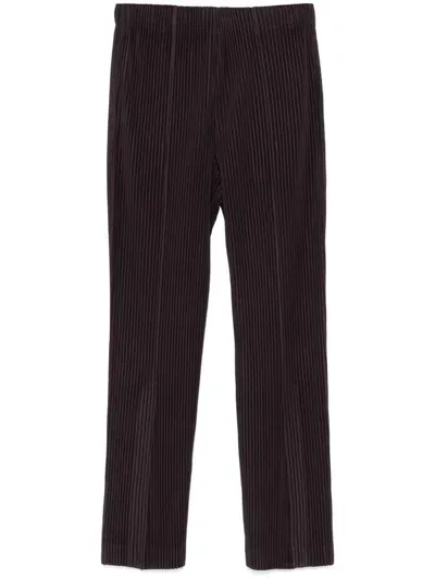 Issey Miyake Plissé Trousers In Grey