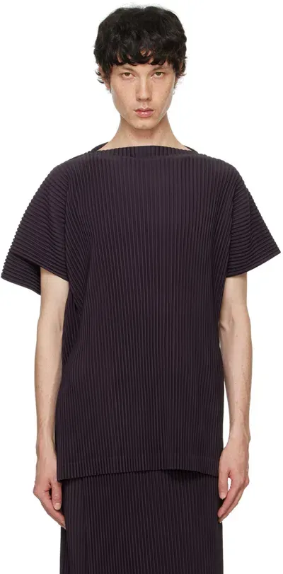 Issey Miyake Purple Rb Color Palette 1 T-shirt In 84-plum Violet