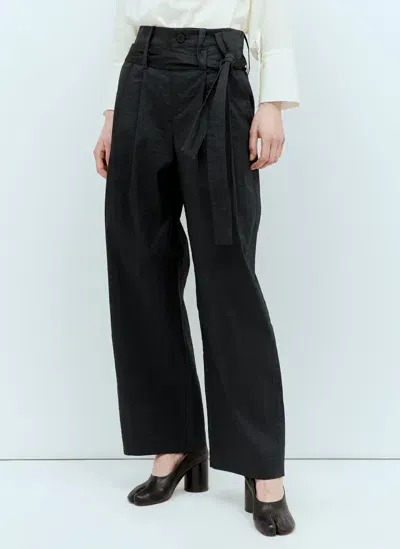 Issey Miyake Shaped Membrane Pants In Black