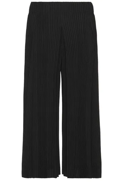 Issey Miyake Tucked Pants In Black