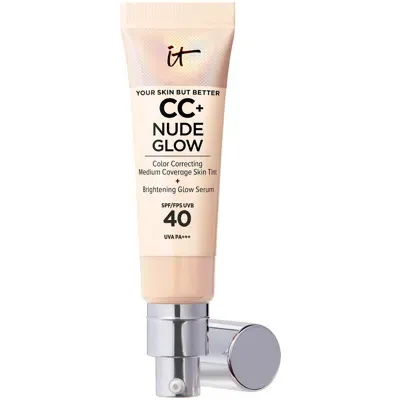 It Cosmetics Cc+ And Nude Glow Lightweight Foundation And Glow Serum With Spf40 32ml (various Shades) - Light