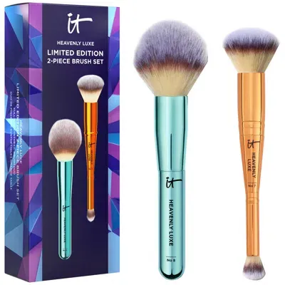 It Cosmetics Your Heavenly Luxe Limited Edition Brush Duo In White