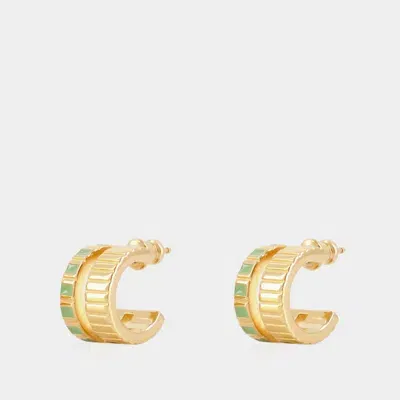 Ivi Mini Slot Earring In Gold