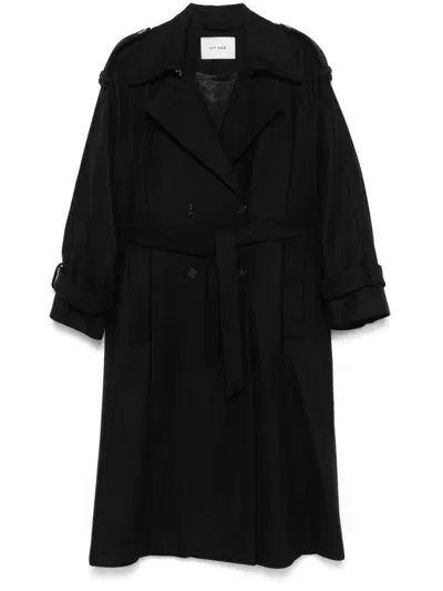 Ivy & Oak Caroline Ann Trench Coat In Black