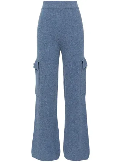 Izaak Azanei Cargo Trousers In Blue