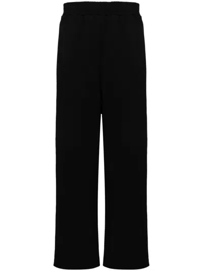 Izzue Logo-embroidered Track Pants In Black