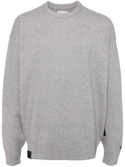 Izzue Logo-printed Jumper In Grey