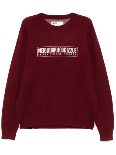 Izzue Nhiz Logo Jumper In Red