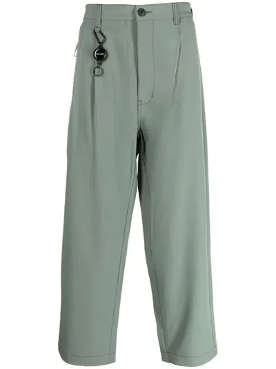 Izzue Straight-leg Trousers In Green