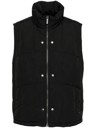 Izzue Zip Fastening Gilet In Black