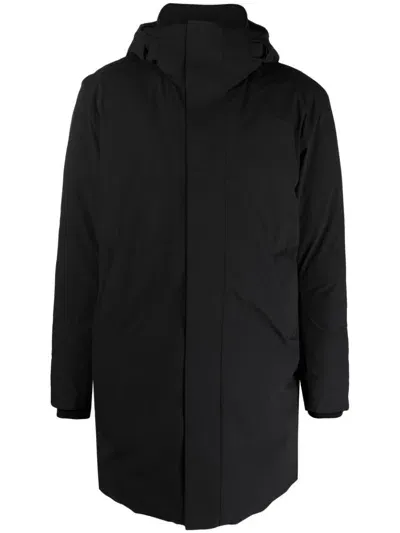 J. Lindeberg Hollis Tech Padded Coat In Black