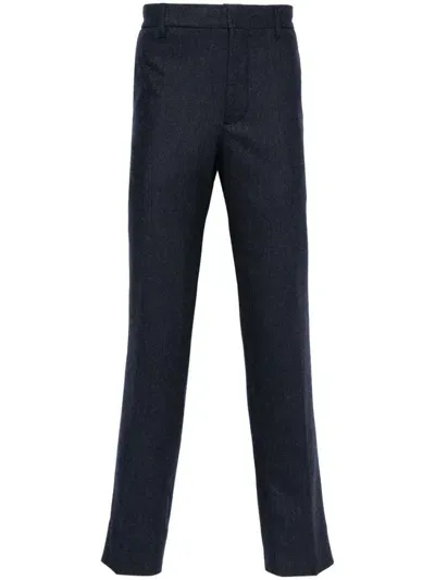 J. Lindeberg Grant Super Linen Trousers In Blue