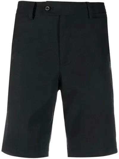 J. Lindeberg Vent Straight-leg Chino Shorts In Black