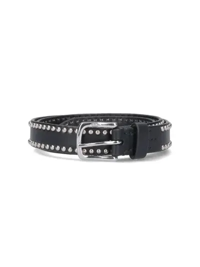 J & M Davidson 'dagger' Belt In Black  