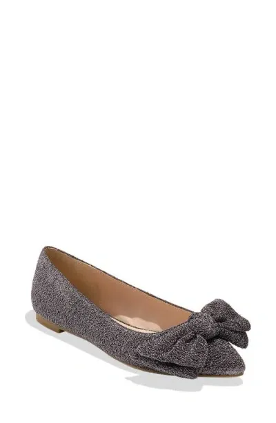 Jack Rogers Debra Pointed Toe Flat In Anthracite