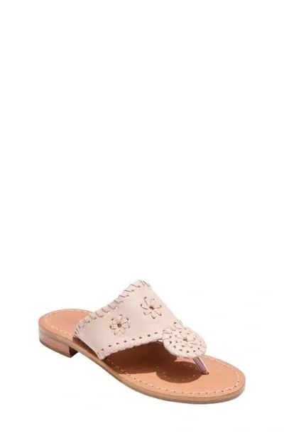 Jack Rogers Girls' Jacks Flat Sandals - Toddler, Little Kid, Big Kid In Blush