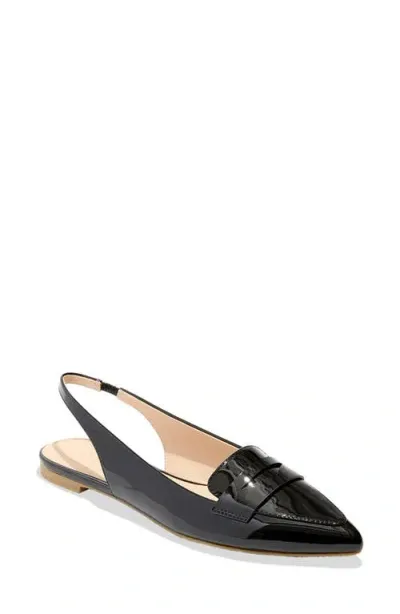 Jack Rogers Pennie Slingback Flat In Black