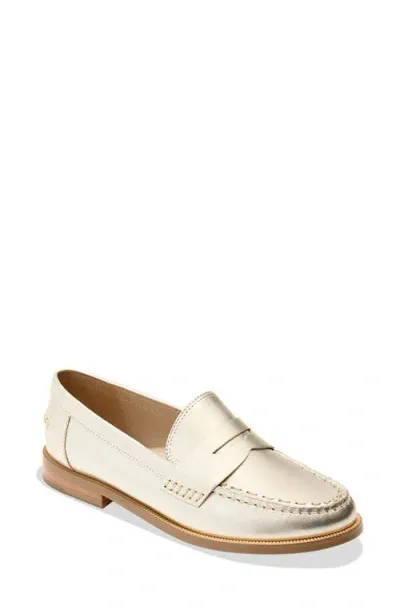 Jack Rogers Tipson Penny Loafer In Platinum