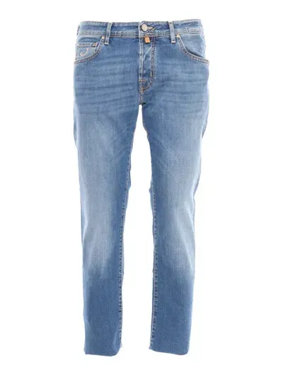 Jacob Cohen 5 Pockets Denim Pants In Multi