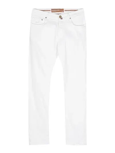 Jacob Cohen Bard Slim Fit Jeans In White