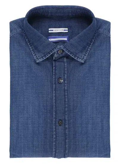 Jacob Cohen Cotton Shirt In Blue