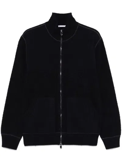 Jacob Cohen Bouclé Jacket In 蓝色