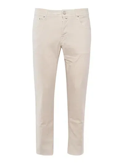 Jacob Cohen Beige 5 Pocket Trousers