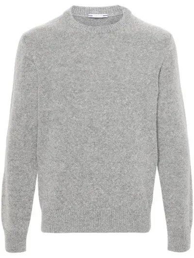 Jacob Cohen Logo-patch Sweater In Grey