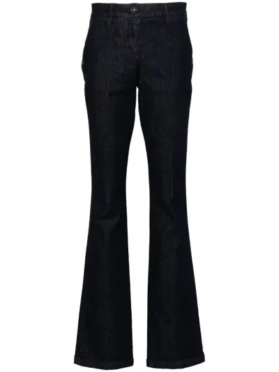 Jacob Cohen Mid-rise Flared Jeans In Black