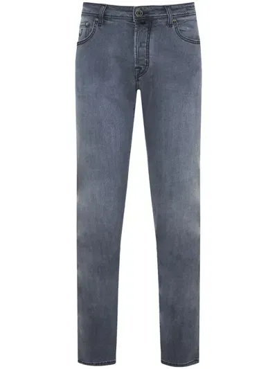 Jacob Cohen Mid-rise Slim-fit Jeans In Blue