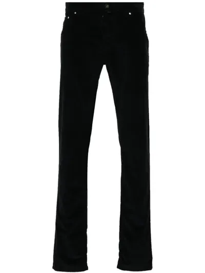 Jacob Cohen Nick Slim Trousers In Black