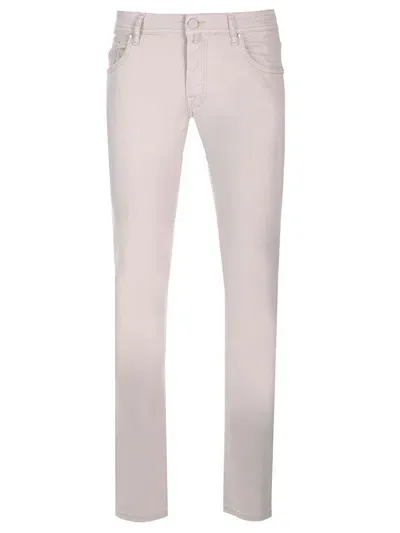 Jacob Cohen Nick Trousers In Beige