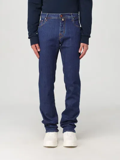 Jacob Cohen Pants  Men Color Blue In Denim