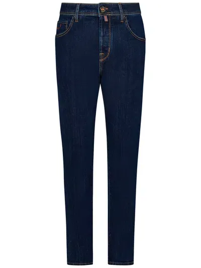 Jacob Cohen Mid-rise Straight-leg Jeans In Blue