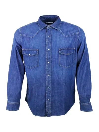 Jacob Cohen Shirt In Clear Blue