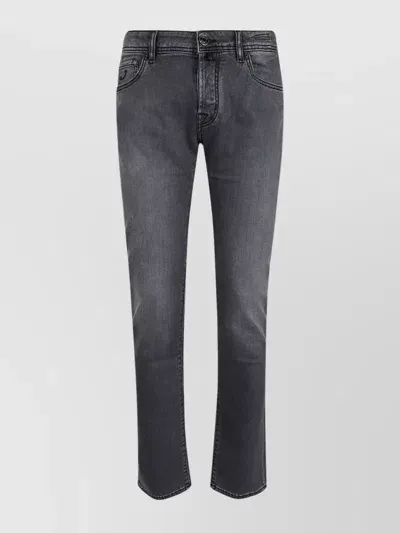 Jacob Cohen Slim Fit Five Pocket Trousers In D