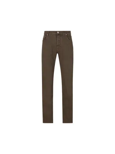 Jacob Cohen Trousers In Green