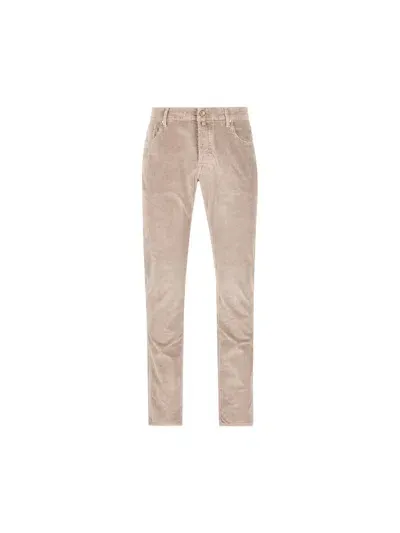 Jacob Cohen Trousers In Neutral