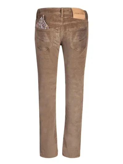 Jacob Cohen Trousers In Beige