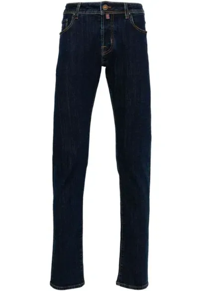 Jacob Cohen Trousers In Navy