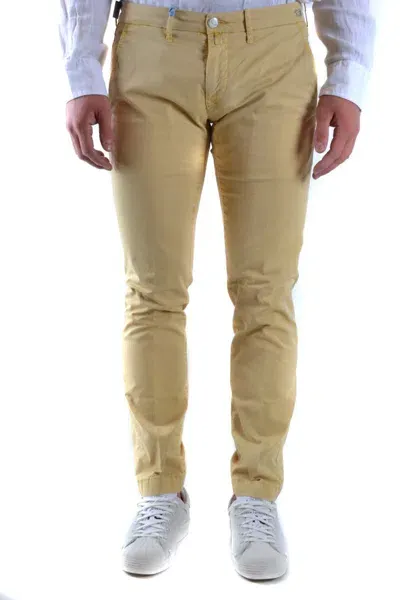 Jacob Cohen Trousers In Yellow